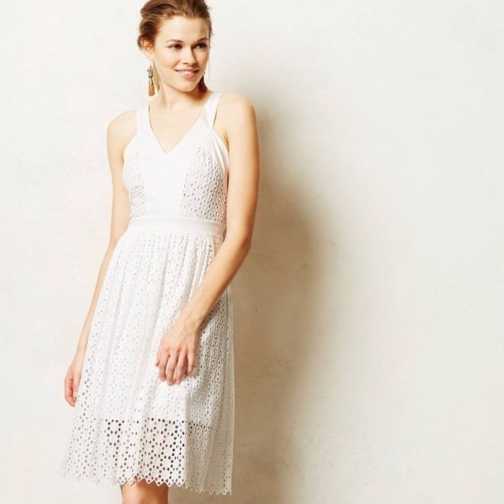 Leifsdottir  ||  Lila Eyelet Dress  ||  size 0